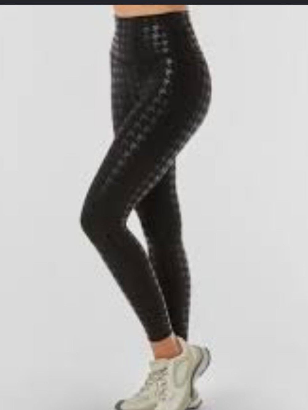 Noli Black HOUNDSTOOTH Liquid Leggings XS FULL LENGHT
